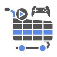 Continue Shopping Vector Icon Style