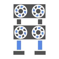 Mining Farm Vector Icon Style