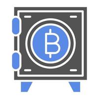 Crypto Vault Vector Icon Style