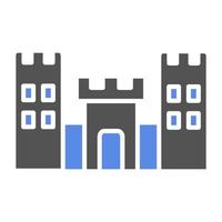 Castle Toy Vector Icon Style