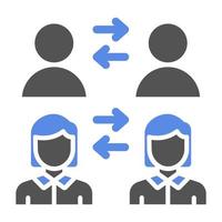 Interpersonal Vector Icon Style