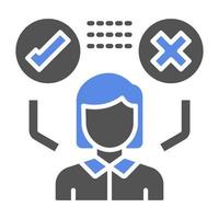 Decision Making Vector Icon Style