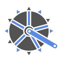 Crankset Vector Icon Style