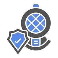 Diving Safety Vector Icon Style