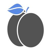 Plum Vector Icon Style