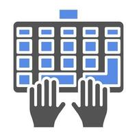 Data Entry Vector Icon Style