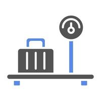 Baggage Limit Vector Icon Style