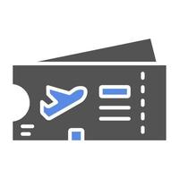 Boarding Pass Vector Icon Style