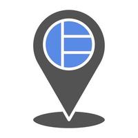 Dubai Location Vector Icon Style