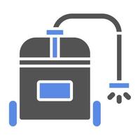 High Pressure Washer Vector Icon Style