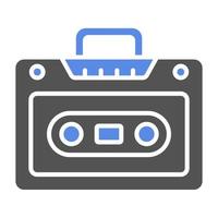 Cassette Player Vector Icon Style