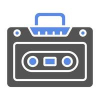 Cassette Player Vector Icon Style