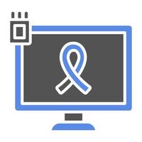 Cancer Diagnosis Vector Icon Style