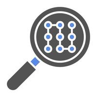 Pattern Recognition Vector Icon Style