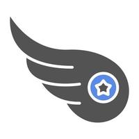 Left Wing Vector Icon Style