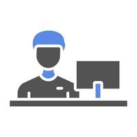 Cashier Vector Icon Style