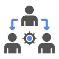 Delegate Vector Icon Style