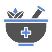 Herbal Treatment Vector Icon Style