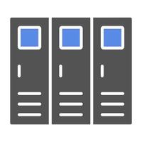 Locker Vector Icon Style