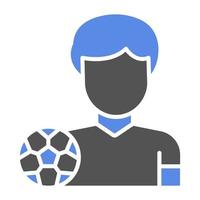 jugador vector icono estilo