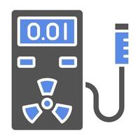 Geiger Counter Vector Icon Style