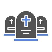 Graveyard Vector Icon Style