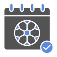 Calendar Vector Icon Style