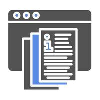 Documentation Portal Vector Icon Style