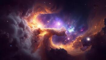space nebula galaxy universe. photo