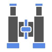 Binoculars Vector Icon Style