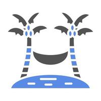 Hammock Vector Icon Style