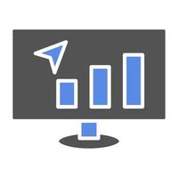 Online Trends Vector Icon Style