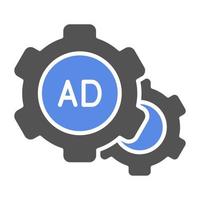 Ad Optimization Vector Icon Style