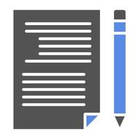 Writing Vector Icon Style
