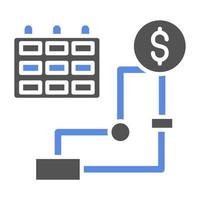 Investment Plan Vector Icon Style