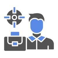 Career Goal Vector Icon Style