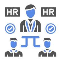 Hiring Manager Vector Icon Style