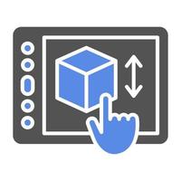 Interaction Design Vector Icon Style