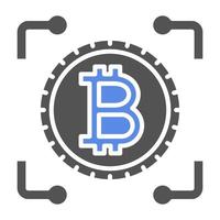 Cryptocurrency Vector Icon Style