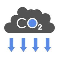 co2 extracción vector icono estilo