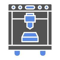 3D Printing Vector Icon Style