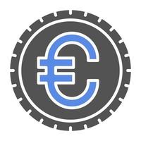 euro vector icono estilo