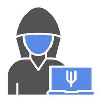 Hacker Vector Icon Style