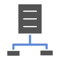 Algorithm Vector Icon Style