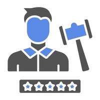 Expert Male Vector Icon Style