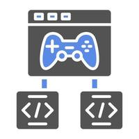 juego desarrollo vector icono estilo