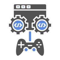 Game Engine Vector Icon Style