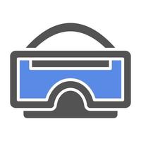 VR Glasses Vector Icon Style