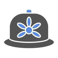 sombrero vector icono estilo