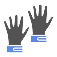 Gloves Vector Icon Style